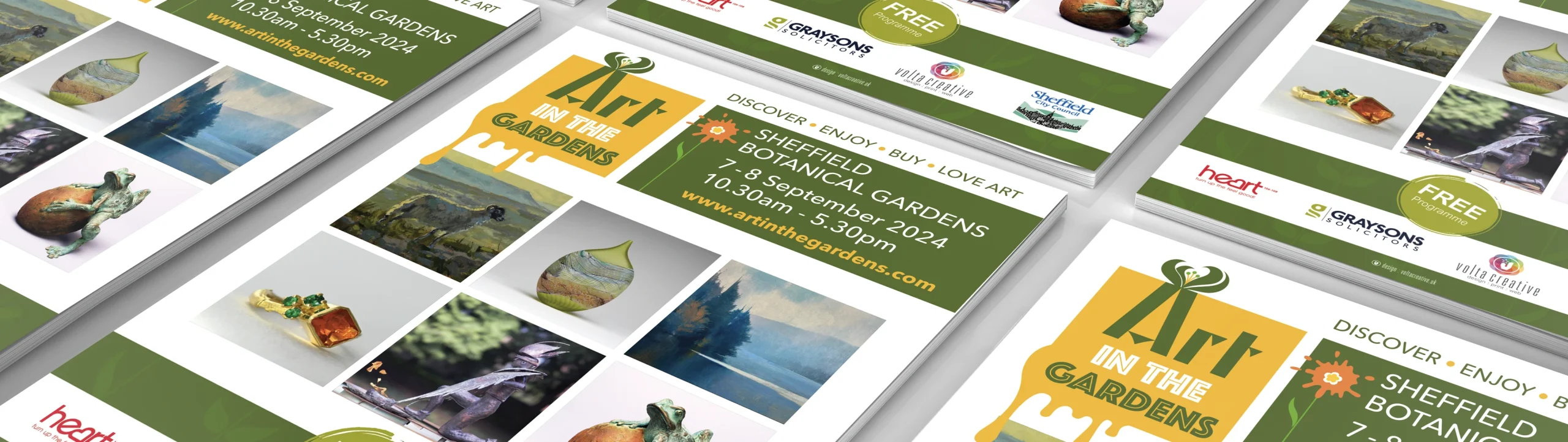 Art in the Gardens booklet slide