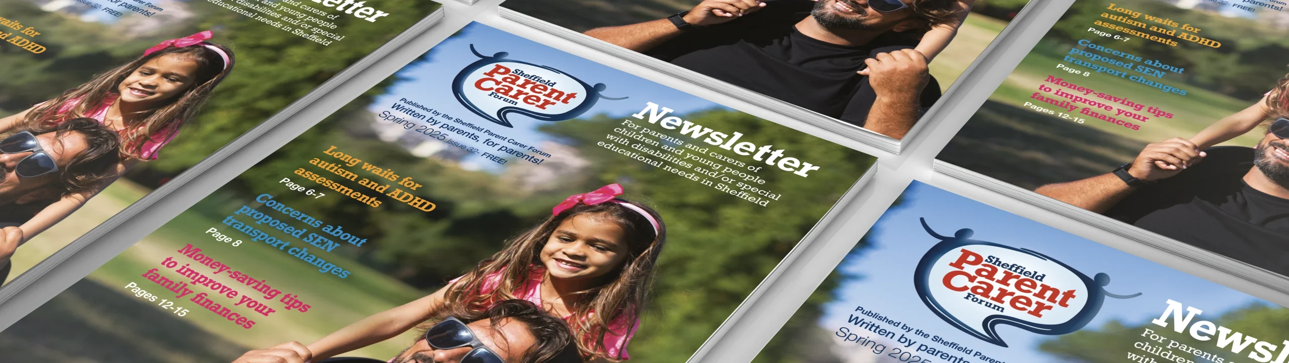 Sheffield Parent Carer Forum booklet slide