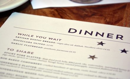 Single Use Menu Printing in Sheffield