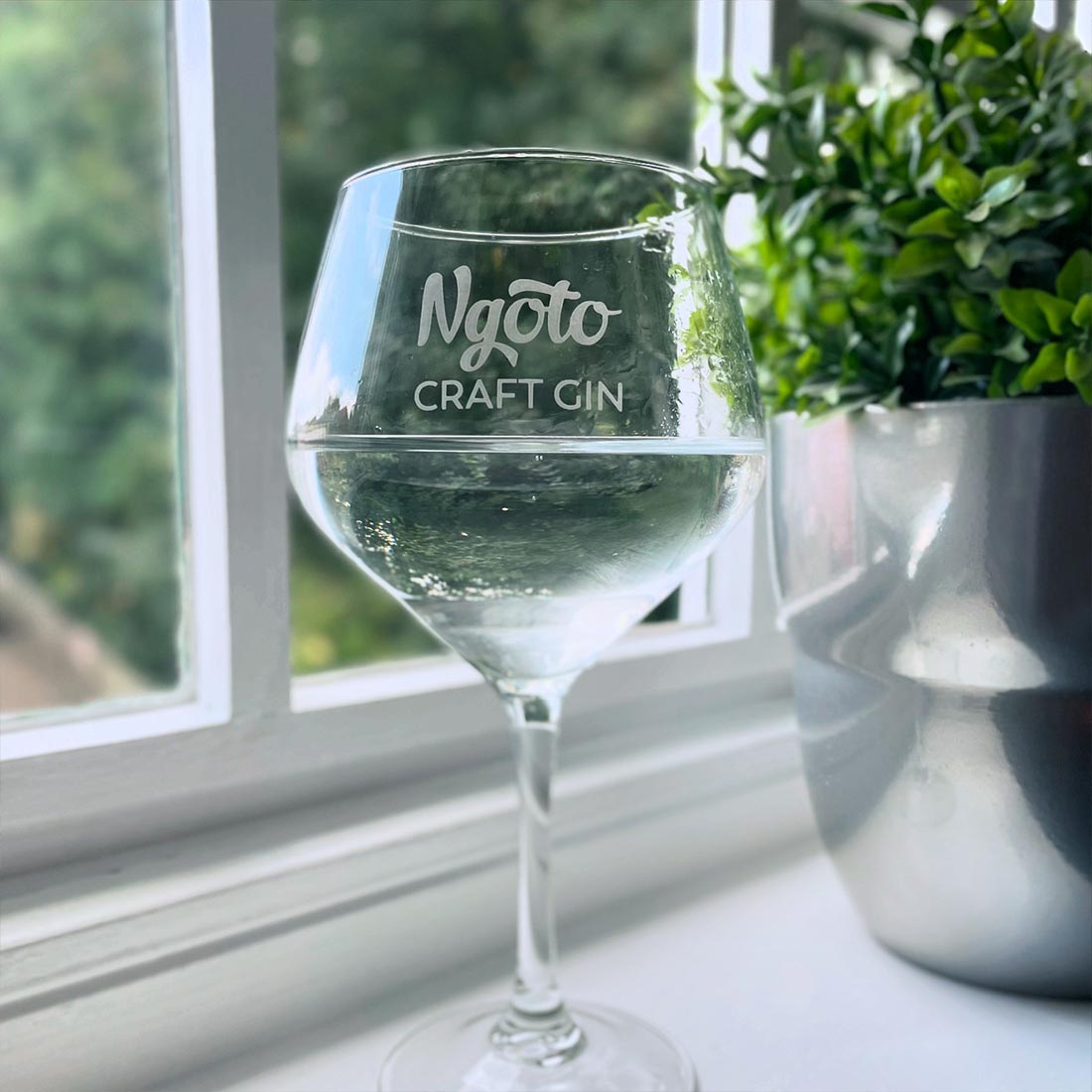 Ngoto craft gin glass